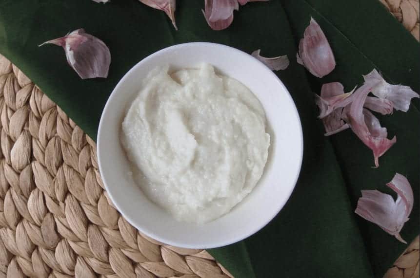 Low-histamine Lebanese Garlic Sauce Recipe (Toum)